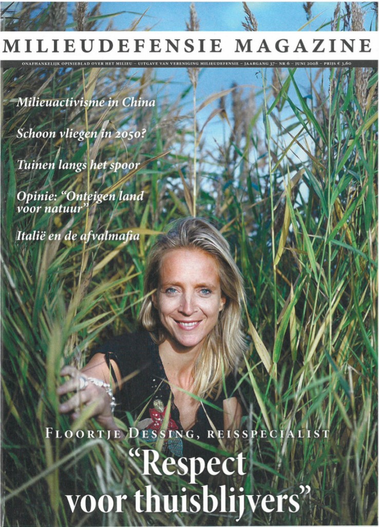 Cover Milieudefensie Magazine juni 2008