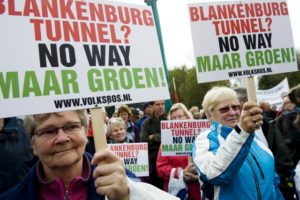 Protest Blankenburgtunnel