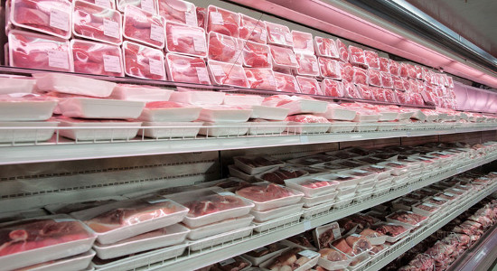 vlees-supermarktklein