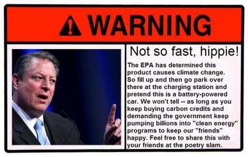 Al Gore is watching you drive.