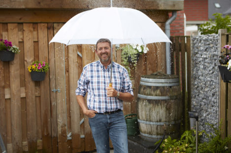 Blij met regenwater